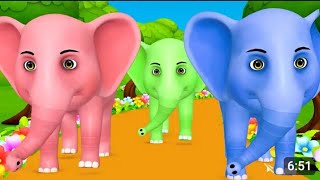 Ek mota hathi jhoom ke chala एक मोटा हाथी Jhoom Ke Chala hindi nursery rhymes amp balgeet [upl. by Vogeley237]