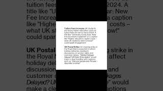 Tuition Fee Increase for UK Students  Royal Mail Strike Holiday Delays University Costs 2024 RISE [upl. by Hummel894]