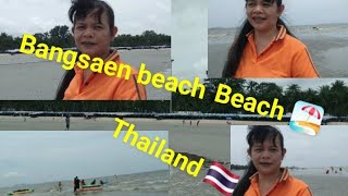 Part 2 Bangsaen Beach 🏖 in Thailand 🇹🇭 [upl. by Shoemaker]