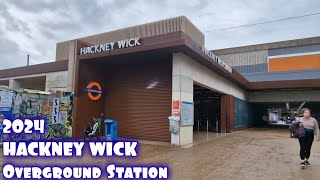 HACKNEY WICK Overground Station 2024 [upl. by Lindblad150]