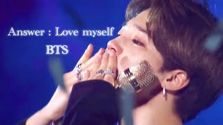 【BTS  AnswerLove myself】MV 日本語字幕 和訳歌詞付き [upl. by Mines]