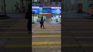 Weekday night in Jordan at a pedestrian crossing [upl. by Noived]