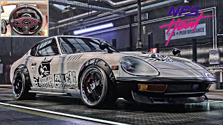 NISSAN FAIRLADY 240 ZG CUSTOMIZATION AND GAMEPLAY  NEED FOR SPEED HEAT  PXN V9 STEERING WHEEL [upl. by Woody]