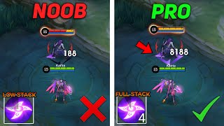 HOW TO DEAL MORE DAMAGE USING KARRIE 2024  PRO KARRIE GUIDE  TUTORIAL  MUST WATCH   MLBB [upl. by Twelve688]