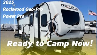 2025 Rockwood GeoPro 20BH SLIDE OUT REAR BUNK PAC amp PLAY DOOR TWO 200W SOLAR PANEL OFF ROAD PACK [upl. by Namron]