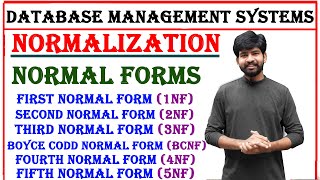 normalization in dbms  normal forms  1nf 2nf 3nf bcnf 4nf 5nf normal forms with examples [upl. by Anuahs]