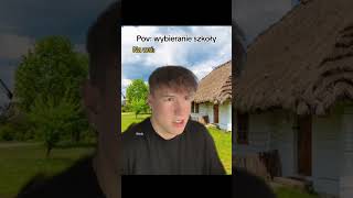 Pov wybieranie szkoły [upl. by Enirahtak]