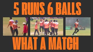 High Voltage Match In Shivanya Cup 5 Runs Needs In 6 Balls 🔥🏏🤩 tenniscricket cricket trending [upl. by Ahsinrac]