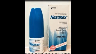 Nasonex鼻噴劑使用法 [upl. by Rimas]