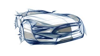 Car Design Sketch [upl. by Renwick]