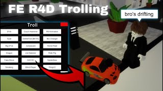 FE  Trolling GUI script R4D  Roblox [upl. by Trey]