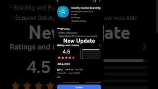 Nearby Device Scanning Supports Galaxy Ring Now galaxyring nearbydevice samsung [upl. by Kaliski]