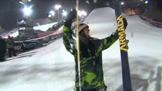 Henrik Harlaut talks about winning Mens Ski Big Air  Winter X Games [upl. by Gruver]