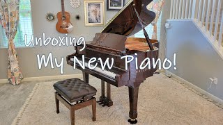 Unboxing my new piano [upl. by Tosch]