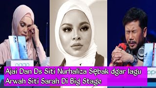 SEMUA Jadi Sębak Dgar Lagu Aŕwah Siti Sarah Di Big Stage Ini Yg Ajai Dan Ds Siti Nurhaliza Ràsakan [upl. by Akcirehs986]