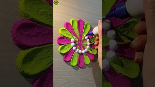 Rangoli designs for diwali simple and easy rangolidesign diwalirangoli shorts [upl. by Constancia]