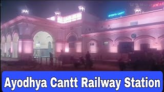 Ayodhya Cantt Railway Station  Ayodhya  Manoj Gupta Lifestyle Vlogs [upl. by Eatnhoj]