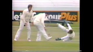 MANINDER SINGH c GRAHAM GOOCH b GRAHAM DILLEY 3 ENGLAND v INDIA TEST 2 DAY 2 HEADINGLEY JUNE 20 1986 [upl. by Kosse]