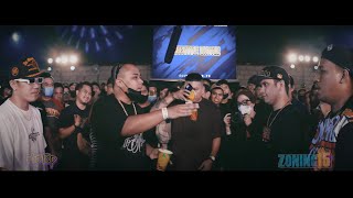 FlipTop  M ZhaytManda Baliw vs KRamSlockOne  SURPRISE FREESTYLE BATTLE GONE WRONG [upl. by Ytsihc599]