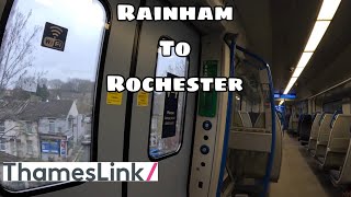 THAMESLINK TRAIN JOURNEY  Rainham to Rochester [upl. by Ainer613]