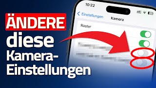 ÄNDERE diese iPhone Kamera Einstellungen [upl. by Allisirp55]