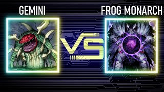 Gemini vs Frog monarch  4FUN  Edison Format  Dueling Book [upl. by Atteniuq724]