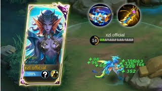 KARRIE NEW EFFECTIVE DEFENSE ITEM COMBO🔥  KARRIE BEST BUILD 2024 [upl. by Melisa]