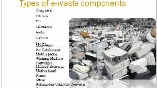 Electronic waste recyclers pptavi [upl. by Nosak]