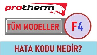 Protherm Kombi F4 Hatası Nedir Nasıl Giderilir [upl. by Miguelita]