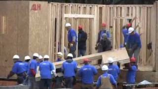 Extreme Makeover Home Edition powers through construction on day three [upl. by Ursa536]