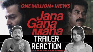 Jana Gana Mana Trailer Reaction by UnniVlogs amp ViyaMallakara  Unni amp Viya [upl. by Irrep61]