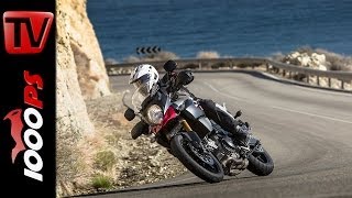 First Test  Suzuki VStrom 1000 ABS 2014 [upl. by Cirillo]