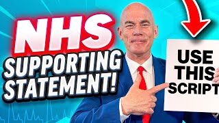 NHS SUPPORTING INFORMATION STATEMENT EXAMPLES How to Complete the NHS APPLICATION FORM [upl. by Truscott759]