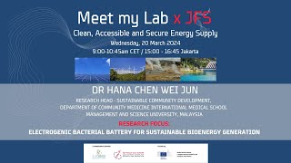 20243Meet my Lab x JFSPresentation by Dr Hana Chen Wei Jun [upl. by Ilat710]