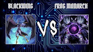 JonnythegiraffeBlackwing vs SkwarrFrog Monarch  Yugioh Edison Format  Dueling Book [upl. by Haelhsa35]