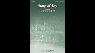 SONG OF JOY UnisonOpt 2Part Treble Choir – Joseph M Martin [upl. by Nahta]