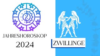 ♊ Jahreshoroskop  Zwillinge  2024 [upl. by Nirret]