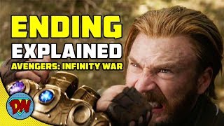 Avengers Infinity War Ending Explained in Hindi [upl. by Nekcerb]