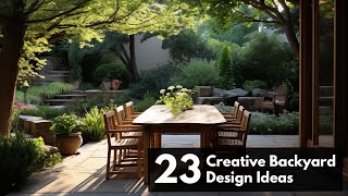 23 Creative Backyard Design Ideas on a Budget [upl. by Hareehat]