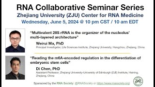 RNA Collaborative – Zhejiang University ZJU Center for RNA Medicine June 5 2024 [upl. by Anirroc]