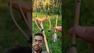 Wonderful Slingshots with bamboo Wooden slingshots [upl. by Ettereve]