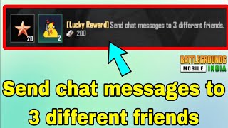 Send chat messages to 3 different friends bgmi  bgmi send chat messages to 3 different friends [upl. by Orhtej]