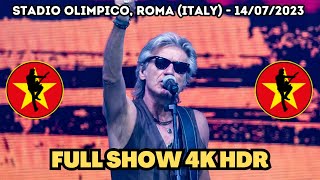 LIGABUE live STADIO OLIMPICO  ROMA ITALY 14072023  FULL SHOW 4K HDR ligabue [upl. by Etnoek]