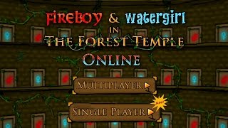 Fireboy and Watergirl Online in the Forest Temple Level 13 [upl. by Lesab659]