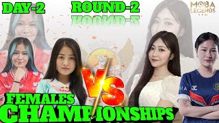 Female Moba Championships Round 2 Day 2  Moba legends 5v5  YonkoTv [upl. by Ettenig225]