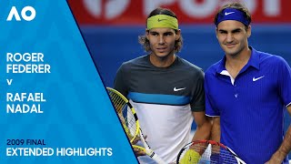 Roger Federer v Rafael Nadal Extended Highlights  Australian Open 2009 Final [upl. by Gardol]