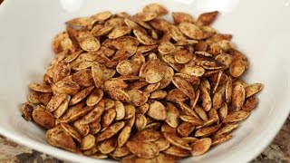 Roasted Pumpkin Seeds With Cinnamon Sugar amp Coconut Oil by Rockin Robin [upl. by Alanson]