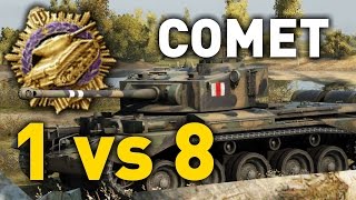 Comet • 1 vs 7 • WoT Gameplay [upl. by Eberhard206]