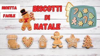 BISCOTTI DI NATALE Facili e Veloci da preparare [upl. by Ayam]