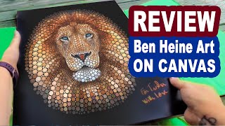 Review and Unboxing of Ben Heine Art Printed on Canvas Digital Circlism Art [upl. by Mal]